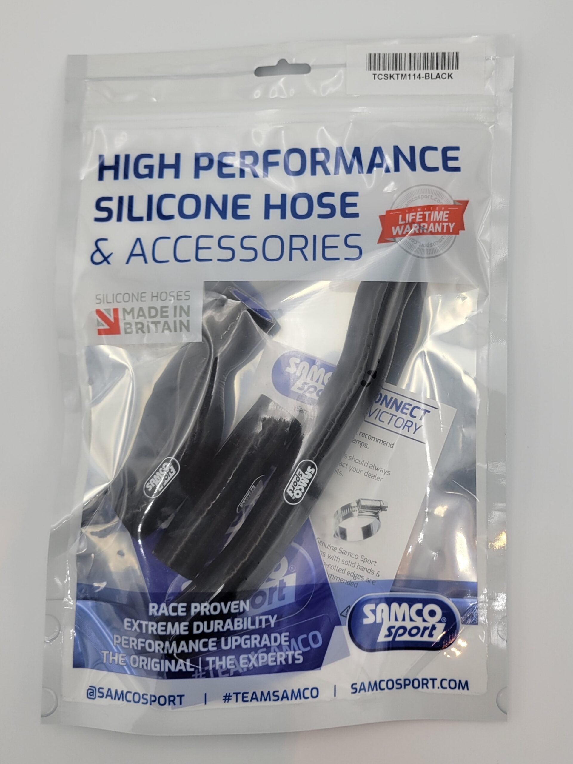 Samco Thermostat Bypass kit (2020 on KTM GasGas Husky) Black