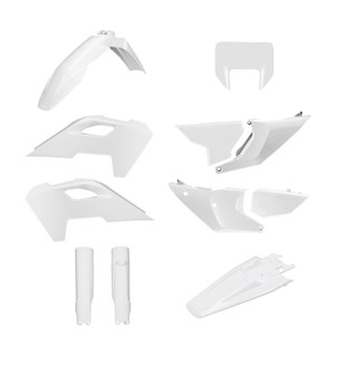 HUSQ WHITE Polisport plastic kit