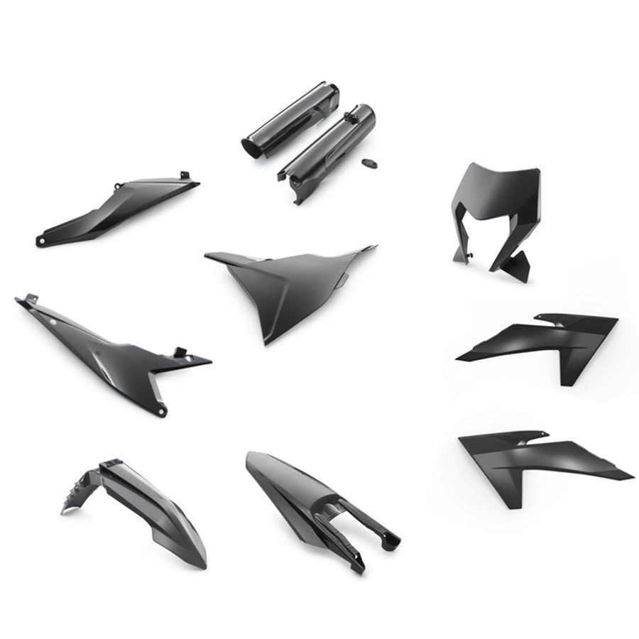KTM TBI - Black Plastics Kit EXC 2024-