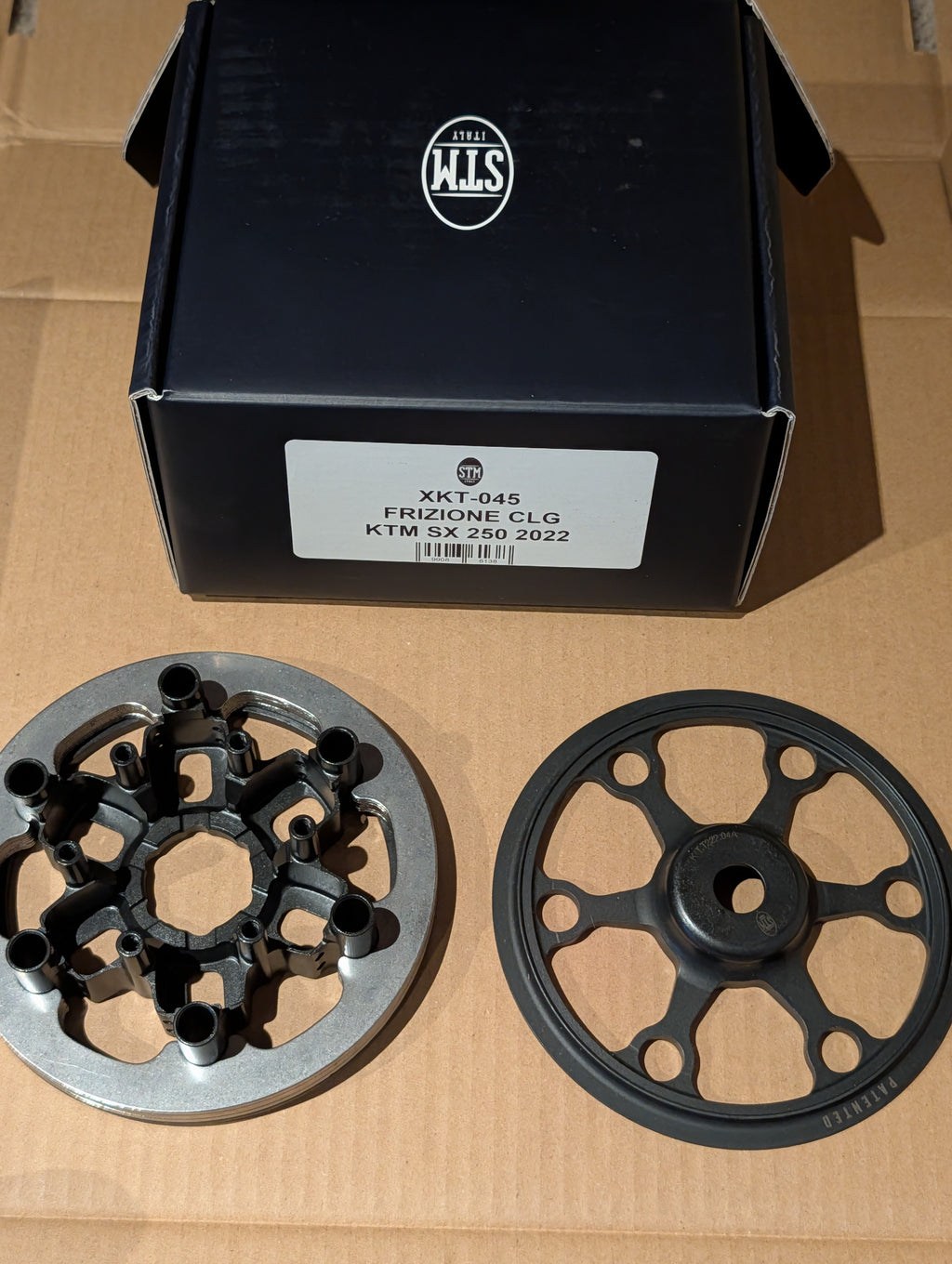 STM XKT-045 clutch with KTM SX 250 labelled box