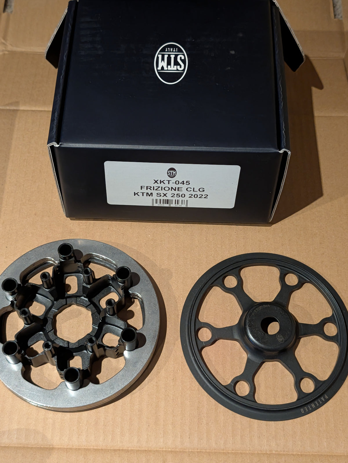 STM XKT-045 clutch with KTM SX 250 labelled box