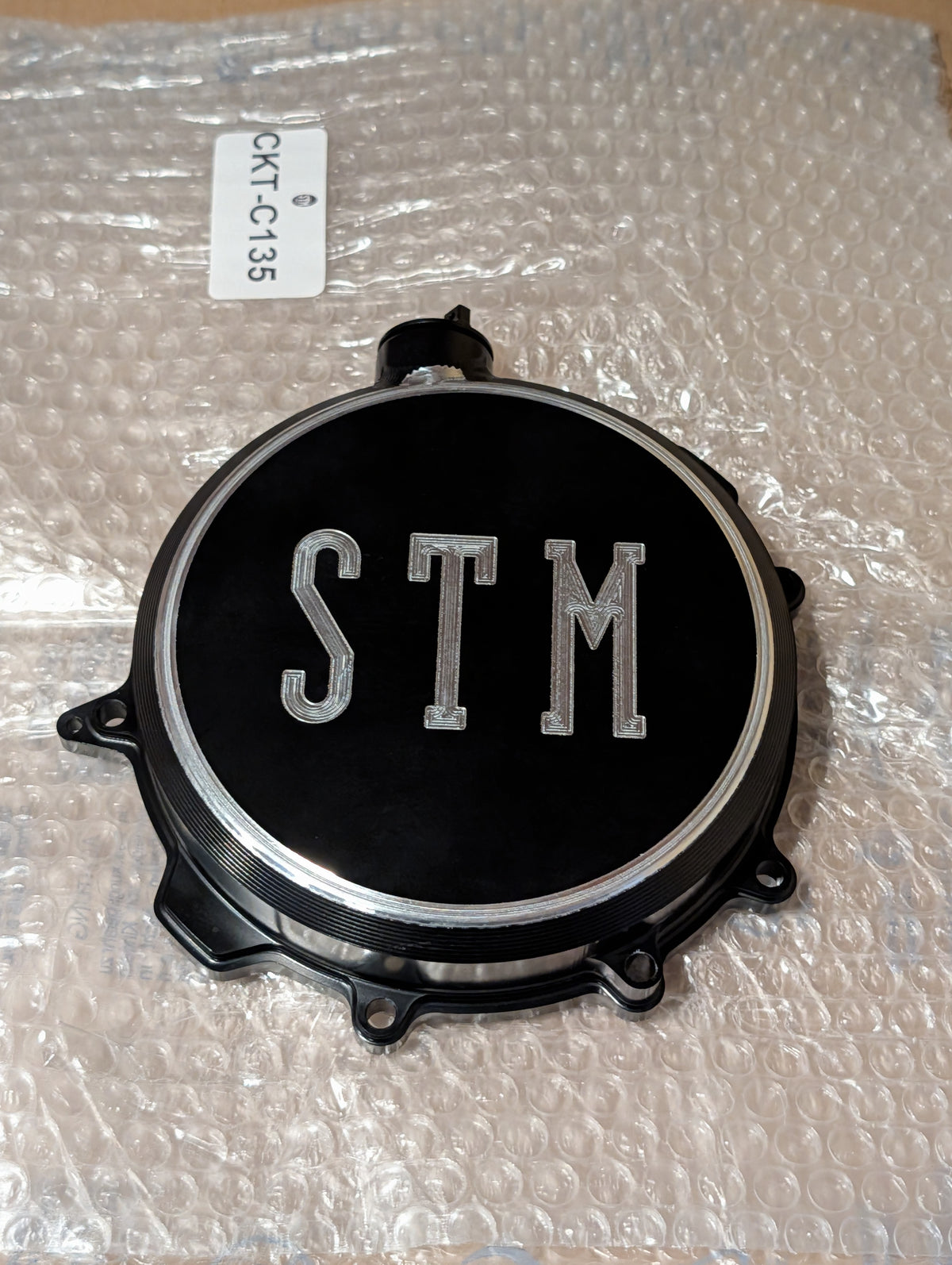Detail view of STM Sherco clutch