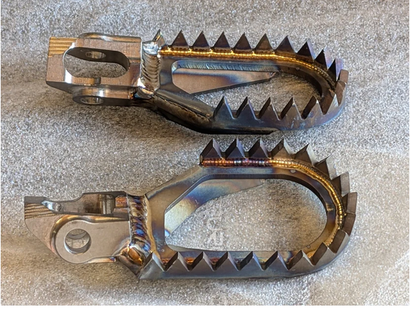 IBEX 2017-2023 Titanium Footpegs 5 Back 5 Down