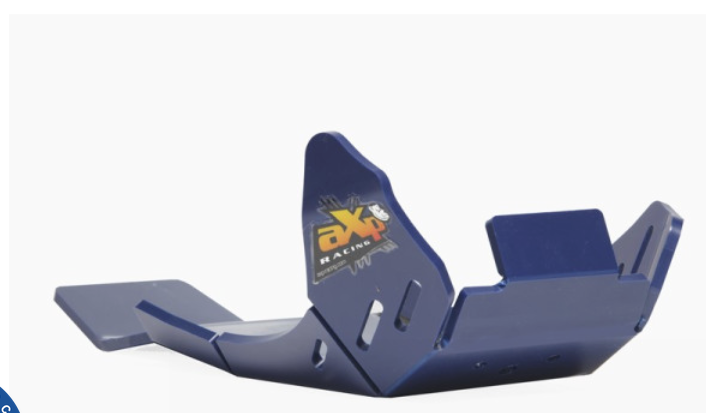 AXP Skid Plate HUSQVARNA TC250 / TE250 / TE300 / TX300 with linkage guard - Blue