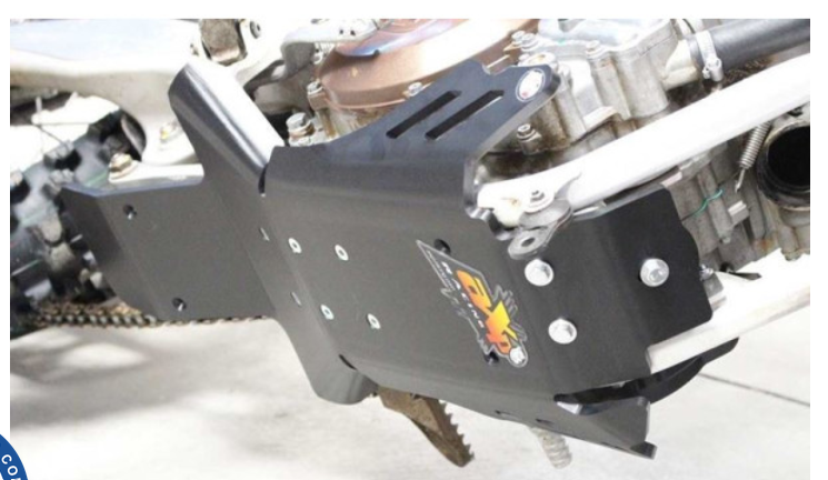 AXP Xtrem Skid Plate KTM / Husqvarna 250 / 300 - Black