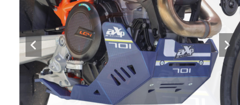 AXP Adventure skid plate Husqvarna 701 Enduro / Supermoto (2026-2027) - Blue