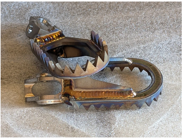 IBEX 2017-2023 Titanium Footpegs 5 Back 5 Down